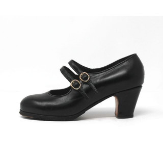 Manuela 37 A Leather Black Clásico 5 Covered 4023