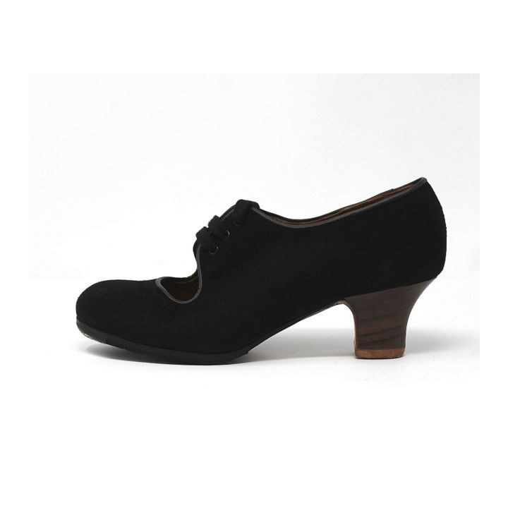 Carmen 39 AA Suede Black Carrete 5 Exposed 4580