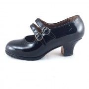 Manuela 33 AA+PR Patent Leather Black Carrete 5 Covered 2544