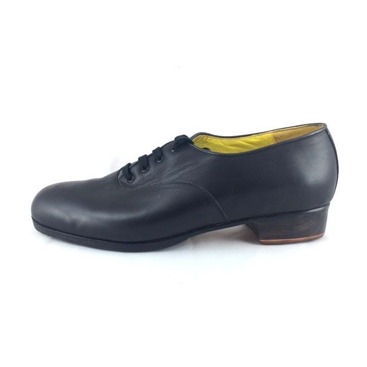 Carácter 40,5 A Leather Black Flat Heel Exposed 2578