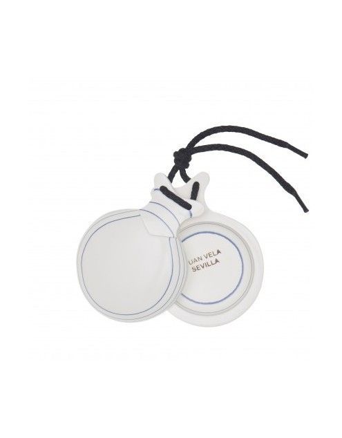 Del Sur Castanets: Capricho BLANCO. VETEADO AZUL. N&ordm;5