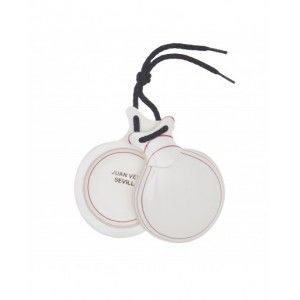 Del Sur Castanets: Capricho BLANCO. VETEADO ROJO. Nº5 REF.2116351