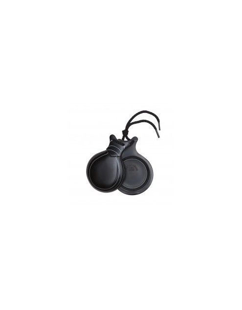 Del Sur Castanets: FIBRA NEGRA VETEADA BLANCA N&ordm;5. Rf.1142511
