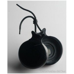 Del Sur Castanets: TELA NEGRA MODELO JOTA DOBLE CAJA. Nº5