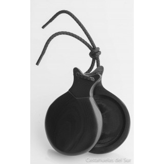 Del Sur Castanets: Cloth Black. Nº7