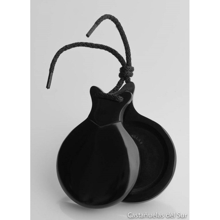 Del Sur Castanets: Black Wood Fiber. Nº7