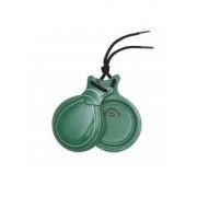 Del Sur Castanets: VIDRIO VERDE VETEADA BLANCA Nº5. Rf.1153521