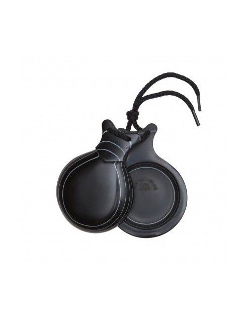 Del Sur Castanets: FIBRA NEGRA VETEADO BLANCO. N&ordm;5 "TEACHERS SPECIAL"