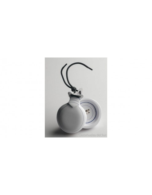 Del Sur Castanets: Capricho BLANCO. VETEADO AZUL. DOBLE CAJA. N&ordm;7 REF.2116472