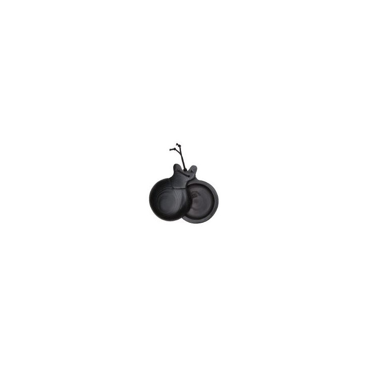 Del Sur Castanets: Cloth Black Pinstripe Special Jota Nº5