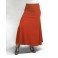 QToma Skirt Básica 3 Godet Coral