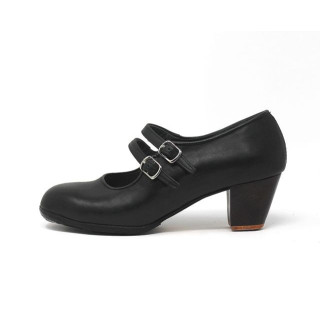 Manuela 39 AA Leather Black Cubano 5 Exposed