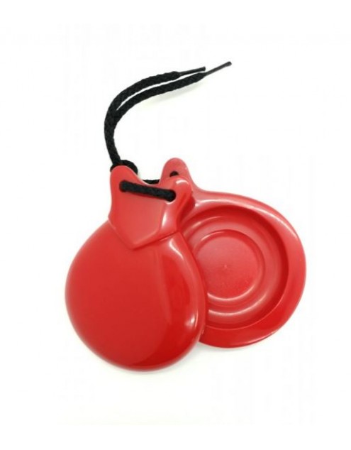 Del Sur Castanets: FIBRA CONCIERTO ROJO N&ordm;4, DOBLE CAJA. REF. 1222424