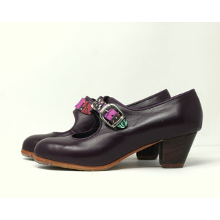 Lola 40 AA Leather Nazareno Cubano 5 Exposed Correa Floral Print
