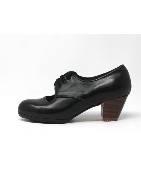 Carmela 35 AA Leather Black Cubano 5 Exposed