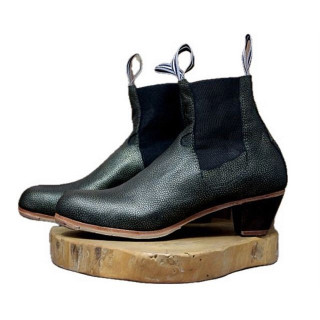Boto 41 A Pearlized Leather Dorado Rugoso Cubano 5 Exposed