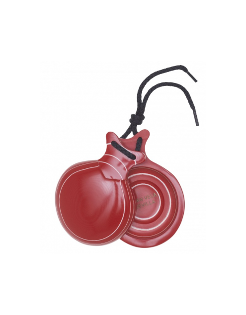 Del Sur Castanets: Capricho ROJO. VETEADO BLANCO. DOBLE CAJA N&ordm;5 REF.2116752
