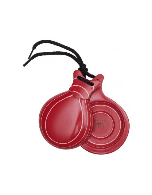 DEL SUR CASTANETS: VIDRIO ROJO VETEADO BLANCO N&ordm;5, DOBLE CAJA