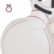 DEL SUR CASTANETS: CAPRICHO BLANCO VERTEADO ROJO. Nº3, DOBLE CAJA
