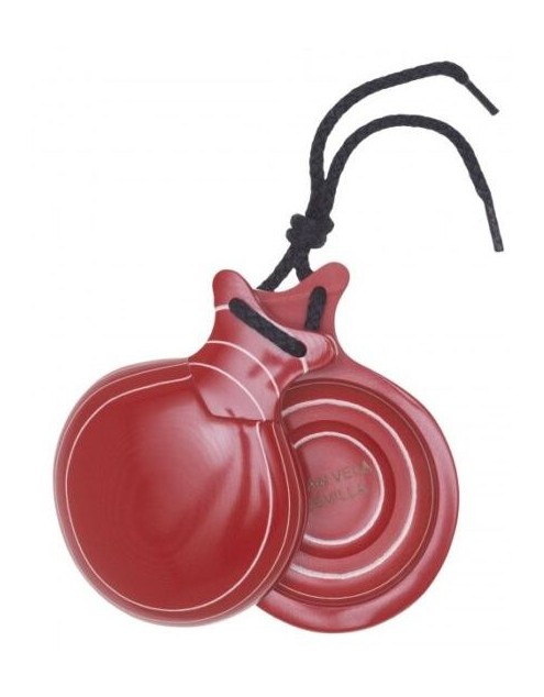 DEL SUR CASTANETS: CAPRICHO ROJO VETEADO BLANCO N&ordm;3, DOBLE CAJA