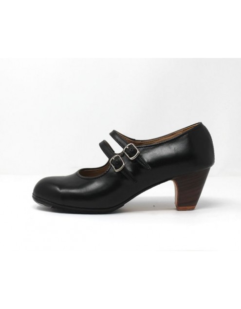 Manuela 36,5 A Leather Black Cl&aacute;sico 5 Exposed 7264