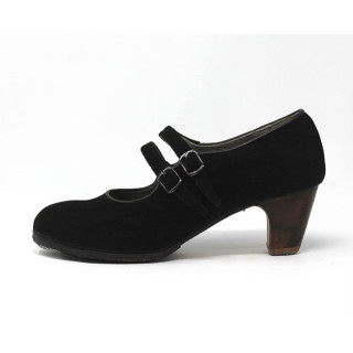 Manuela 38 A+PR Suede Black Clásico 5 Exposed