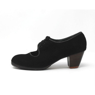 Carmen 37 AA Suede Black Carrete 5 Exposed