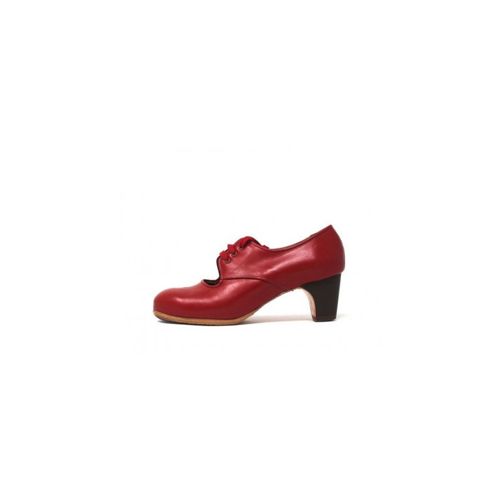 Carmela 40 A Leather Rojo Sangre Cubano 5 Exposed Back Coco Rojo R. Ro